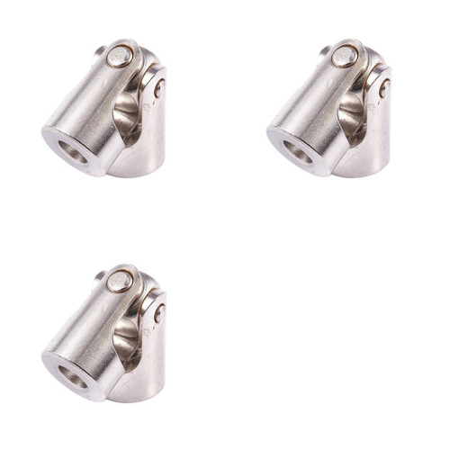 3X RC Model Ship Rotatable  Universal Joint Joint Connection 4mm to 3mm
