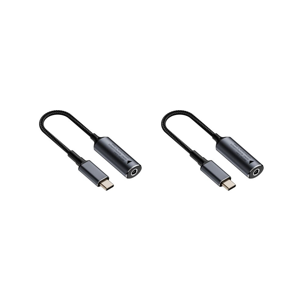 2X 1 40W Laptop Charger 5V 9V 20V 4.5X0.6mm Female To Usb C Type C Pd Power Adapter Converter Fast Charging Cable 6031093273631