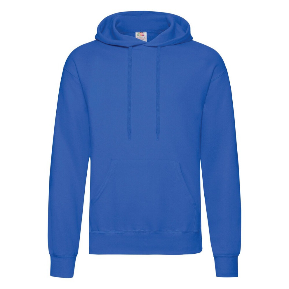 Fruit Of The Loom (S, Royal) Mens Hooded Sweatshirt / Hoodie Multicoloured