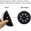 12PCS 5 Inch(125mm) 8-Hole Soft Sponge Interface Pad for Sanding Pads and Hook and Loop Sanding Discs 5