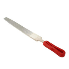 Diamond File 10 Inch Flat File Diamond Coated Plastic Handle Hand Tool for Grinding Polishing