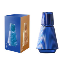 Green Decorative Glass Carafe Set 1000ml Heatproof