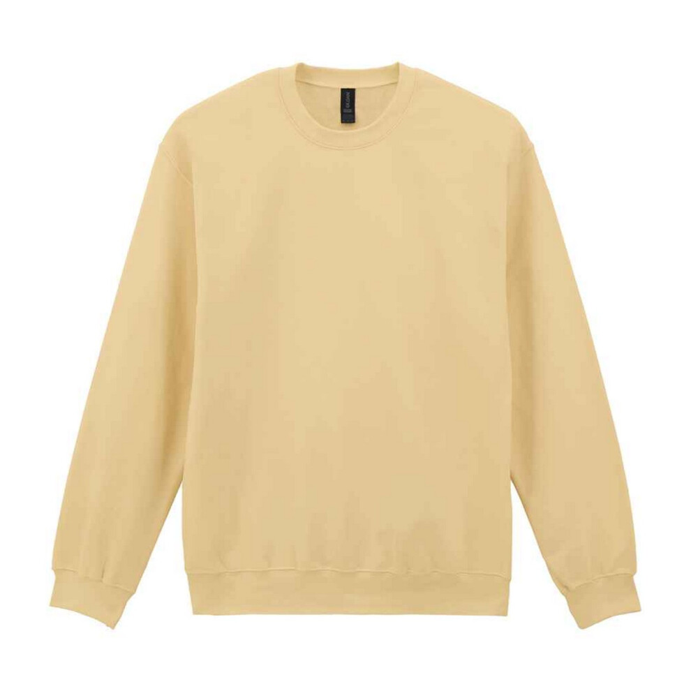 Gildan (L, Haze) Unisex Adult Softstyle Fleece Midweight Sweatshirt Yellow