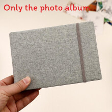 (SilverGray)Album photo 15x106 cm avec reliure ficelle pour souvenirs et cadeau utilisation déco