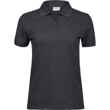 (M, Dark Grey) Tee Jays Womens/Ladies Heavy Cotton Pique Polo Shirt