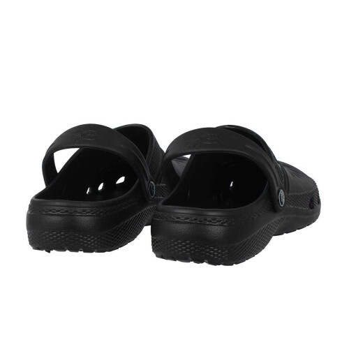 (13 UK, Black) Hot Tuna Mens Flat Clogs 1