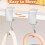 Extra Student Backpack Hook No Adhesive Adjustable Mount for Desk Dorm Classroom Space Saving Hook 2