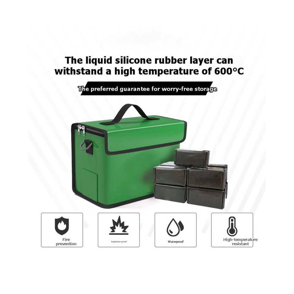 Lipo Battery Safe Bag Fireproof Explosionproof Guard Portable Rc Lipo Battery Storage Handbag A 4713746266086