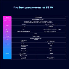 F35V 3,5-Calowa Konsola do Gier Retro z Otwartym Kodem Źródłowym, Systemem Linux 64 GB, Obsługą Ponad 30 Emulatorów, Konsola do Gier PSP, Retro,
