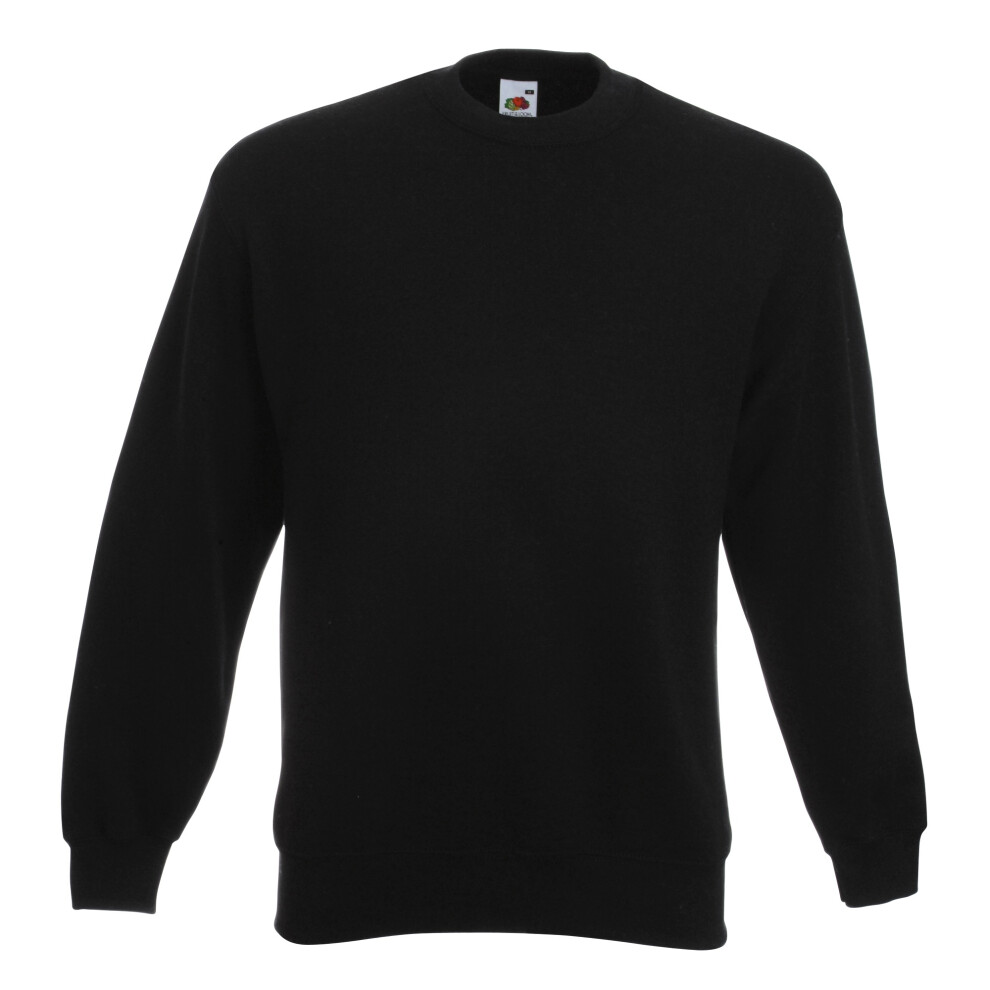 Fruit Of The Loom (3Xl, ) Unisex Premium 70/30 Set-In Sweatshirt Black