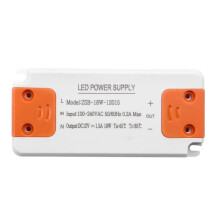 DC12V Ultradunne Verlichtingstransformator AC185-260V Breedspanningsingang LED-Voeding 18W 1,5A