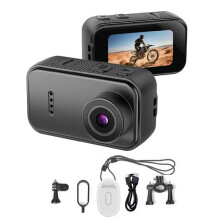 F2 Thumb Camera 1080P HD 130 Degree Wide Angle Camera with IPS Screen 25g Portable Pocket Camera for Vlog Sports
