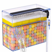 Wandmontierter Aquariumfilterkasten mit Transparenter Trocken- und Nassfilterung 1104