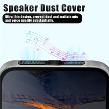Phone USB C Dust Plug Set - 20 Port Covers & 6 Speaker Bumper Stickers with Accessories