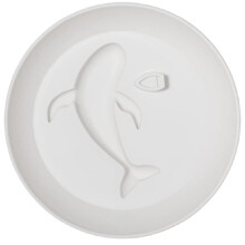 Dip Sea Whale Dipping Dish - Made of Plastic for Balsamic, Olive Oil, Soy Sauce Plate - Round Bowl