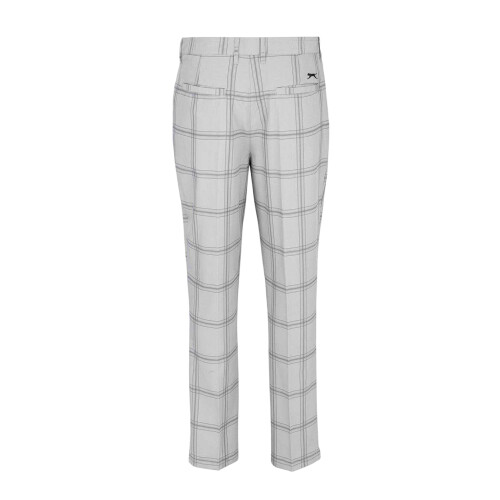 Slazenger (29R, Grey) Slazenger Mens Checked Golf Trousers 1