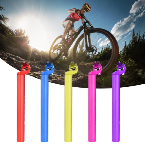 Selles réglables de tige de selle de bicyclettes-31,6 rose 2