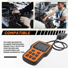 1pc OBD2 Diagnostic Scanner Professional Engine Fault Detector Code Reader and Clearer OBD2 Car Engine Diagnostic Tool