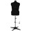 (Large (UK 18-24)) Adjustable Dressmakers Dummy, 8 Part, Plain Black, Available in 2 Sizes 2