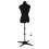 (Small (UK 8-16)) Adjustable Dressmakers Dummy, 8 Part, Plain Black, Available in 2 Sizes 2