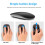 For  Wireless  Mouse Touch Magic Mouse for  Pro Air  PC Laptop Gaming Mice 2.4G USB Mouse Black 6