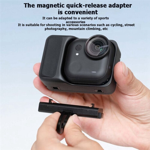 For  GO Ultra Camera Holder Magnetic Fork Adapter Quick Release Adapter Extension Mount Base Accessory 2