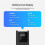 Battery Handle for  Osmo Pocket 4/3 Hand Grip 2800mAh Battery Handle with Type-C Interface Handheld Power Bank 2