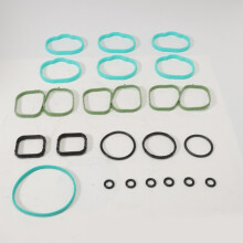 Intake Manifold Gasket Set AMS11821 MS97118 for Flex Fusion Taurus X3.5L MKS MKT 3.7L MKX MKZ 3.5L