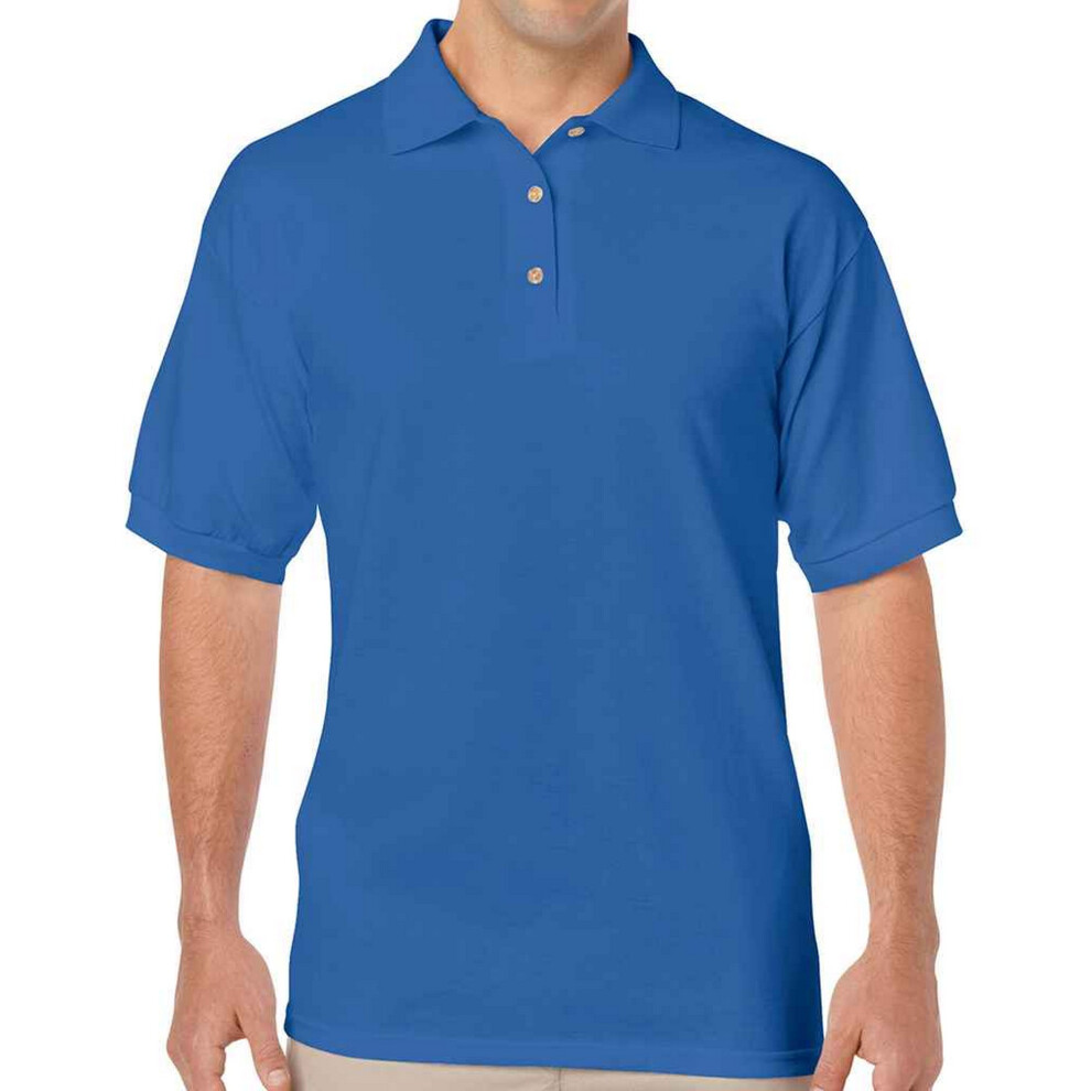 Gildan (Xl, Royal ) Mens Dryblend Polo Shirt Blue