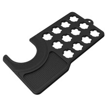 Tapis de Comptoir Antidérapant et Anti-Goutte en Silicone pour Capsules de Café - Idéal pour la Maison et les Machines à Café.