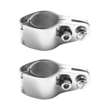 2Pcs 25mm Boat Marine Hinged Upper Jaw Slide Hardware Fittings Stainless Steel Sliding Jaw Hinge Boat Jaw Hinged