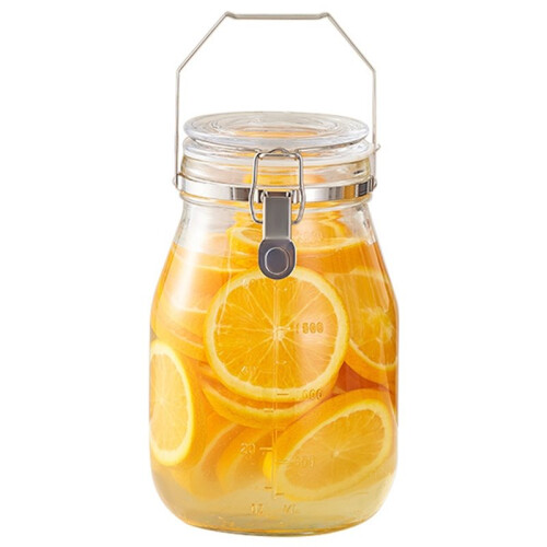68OZ Multi-Function Glass Pitcher Fermentation Tank Ideal for Coffee, Juice, and Other Beverages with Handle