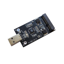 USB 2.0 to MSATA SSD Adapter Card MSATA SSD to USB 2.0 Adapter Card for PC
