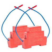 2 Stück Selbstklebende DIN-Schienen-Verteilerkästen/Schränke, Zweileitungsdesign, Motorraum, Nicht Schadstoffhemmend