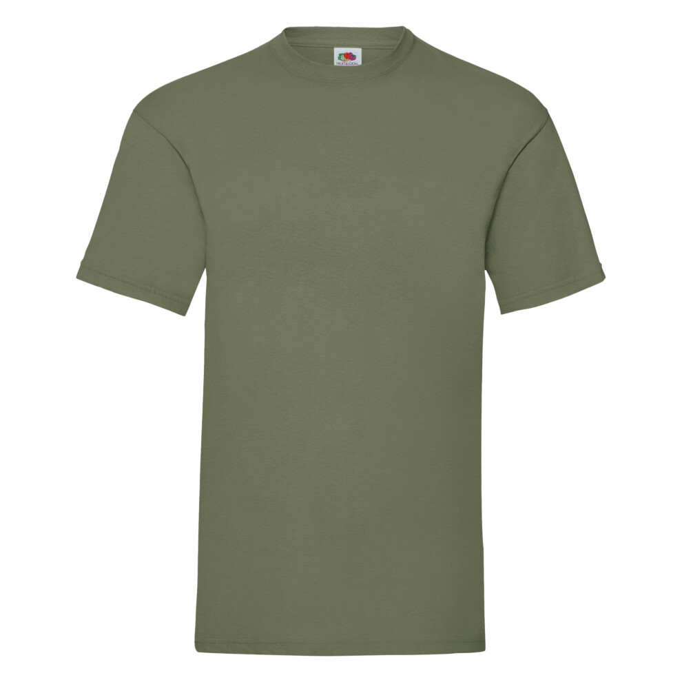 Fruit Of The Loom (3Xl, Classic Olive) Mens Valueweight Short Sleeve T-Shirt Green,Multicoloured