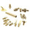 Brass Thread Embedded Kit Heat Insertion Tool Modify Finishing for 3D Printer Soldering Iron (16pcs) 1