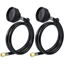 2 Pack Salon Shampoo Bowl Sprayer Hose Kit - 1/4" Thread to Attach Shampoo Bowl Faucet for Barber Shop Spa