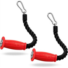 2 Cordes Ergonomiques pour Triceps, Câble Antidérapant, Accessoires de Décompression Du Poignet, Renforcement de la Prise