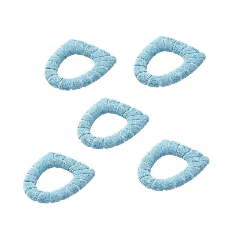 Saudism Soft And Warm Toilet Cover Washable Bathroom Toilet Pad Cushion Thicker Soft Mat Knitting Warmer Closestool Mat