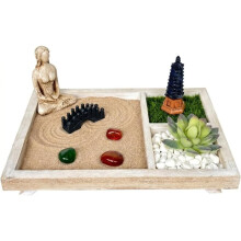 Kit de Décoration de Table en Sable, Idéal pour une Décoration D'Inspiration Orientale à la Maison ou au Bureau, Parfait pour Soulager le Stress.