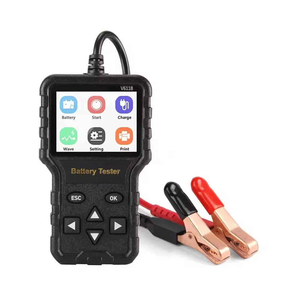 V611b Car Battery Tester 6V 12V 24V Automotive Battery Analyzer With Cranking Charging Test For Motorcycle Car Truck 6033687955657
