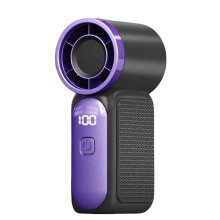 Ventilador Portátil, Ventilador de Bolso Prático, Ideal para Viagens, Camping e Atividades Ao Ar Livre. Visor Digital.
