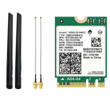 AX211NGW WiFi Tri Band 2.4G/5G/6Ghz Wireless Network Wifi Card, M.2 Internal Wireless Card with 5.3
