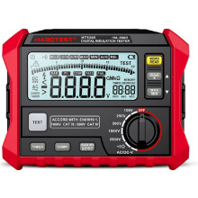 HABOTEST LCD Digital Resistance Meter RCD/Loop Tester 0-100GΩ 1000V AC750V Leakage Tester HT5205