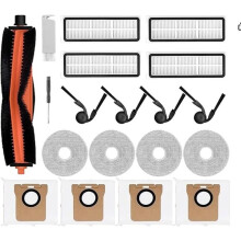 19 Pcs Replacement Parts for  H50 PRO/ OV42GL Robot Vacuum Cleaner Main Side Brush Filter Dust Bag Mop Pad