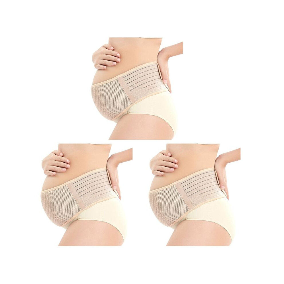 3X Maternity Support Belt Breathable Pregnancy Belly Band Abdominal Binder Adjustable Back/Pelvic Support- L