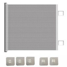 Pet Mesh Isolation Net Anti-Escape Easy Install Dog Safety Fence Reinforced Double Lock Retractable Pet Gate Indoor