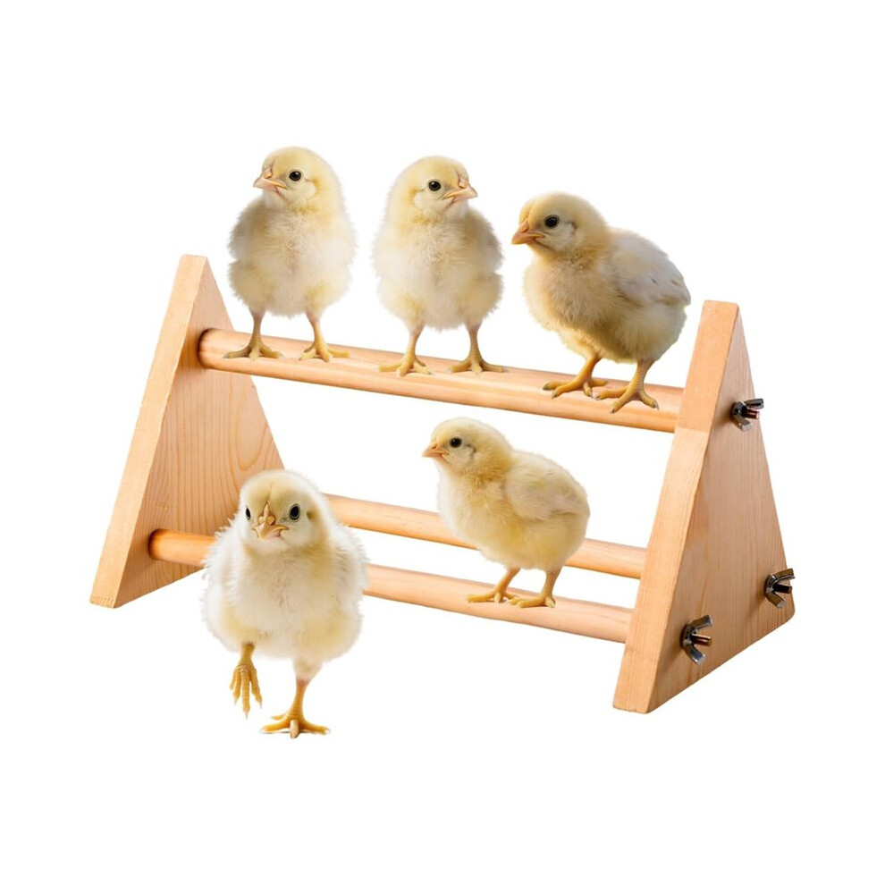 Chicken Perch For Coop -Heavy Duty Poultry Roosting Bar With Natural Wood-Durable Chicken Coop Accessories 4711791565949