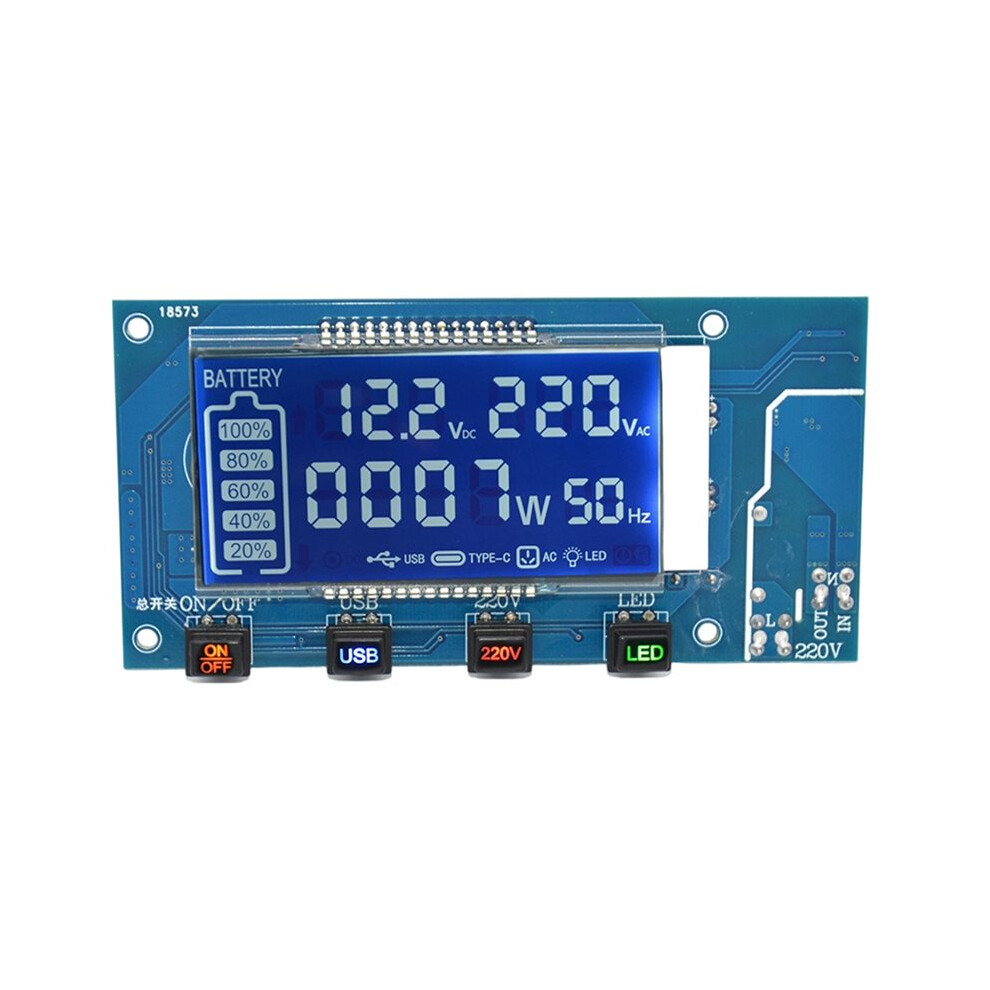 Outdoor Portable Power Bank 987 Power Display 12.6V/14.6V/25.2V/29.2V/29.4V Inverter Display 24V 6033600620136