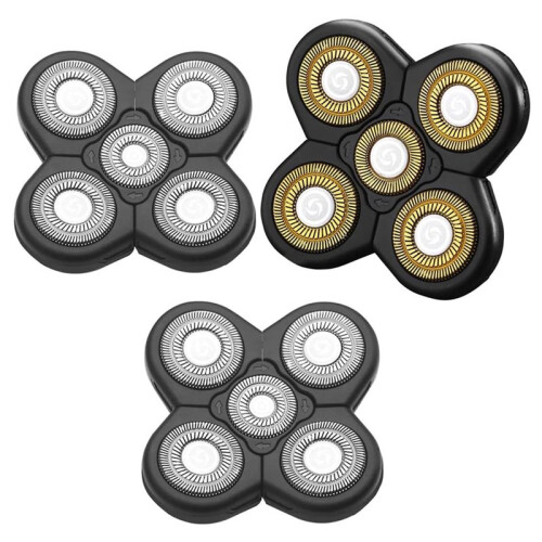 3-Piece Universal 5-Blade Compatible Free Gold  Replacement
